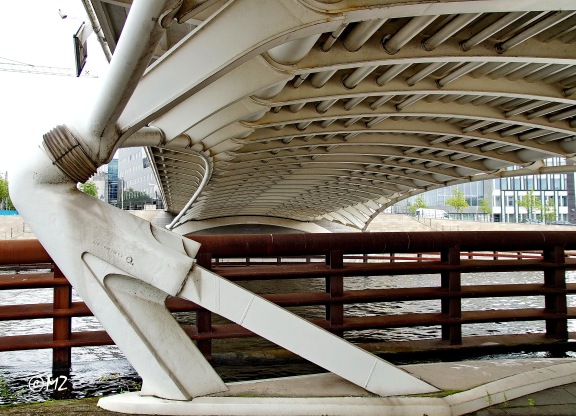 Schon im April 1991 wurde ein internationaler Realisierungswettbewerb zum Wiederaufbau der Kronprinzenbrücke ausgelobt. Den ersten Preis erhielt ein Entwurf des spanischen Architekten Santiago Calatrava, der mit statischen Modifikationen verwirklicht wurde.